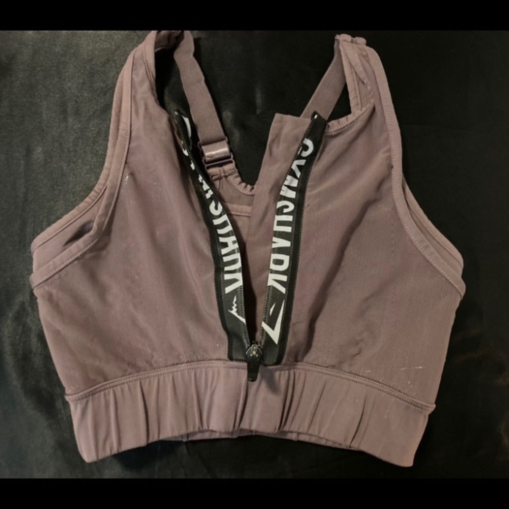 Gymshark Elevate Sports Bra - Purple Wash - Small - Picture 4 of 6